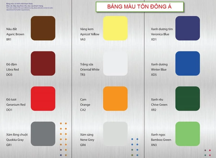 Tôn cuộn Đông Á